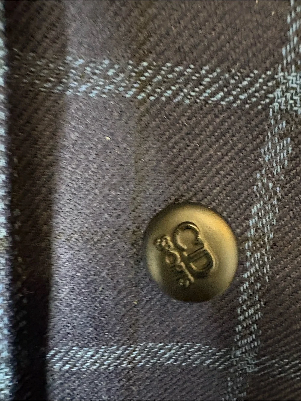 Christian Dior Sport Windowpane check jacket/blazer